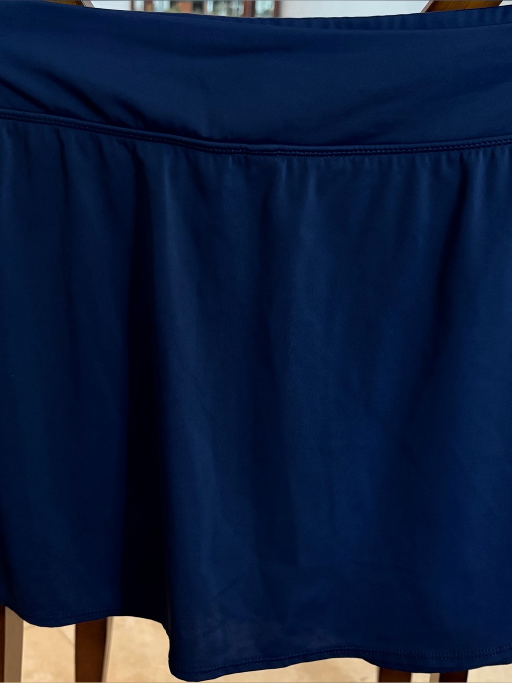 Kim Rogers Navy Circle Skater Skirt